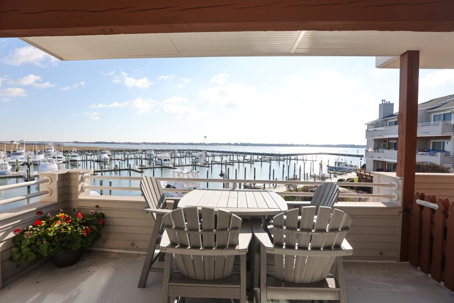 902 Ocean, Unit 906 Cape May, NJ 08204 - Photo 15 of 46 a view of a balcony with an outdoor seating