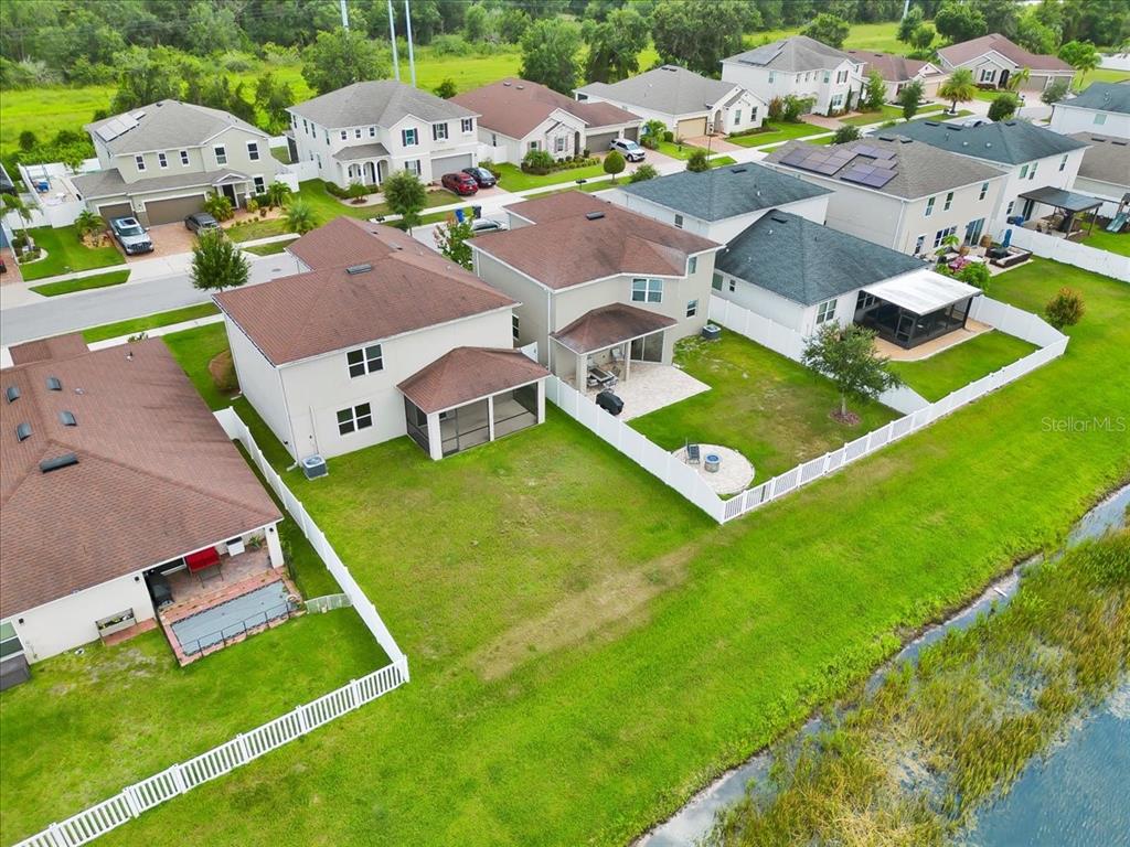 11544 Brighton Knoll Loop Riverview, FL 33579 - Photo 24 of 65 an aerial view of residential houses with yard