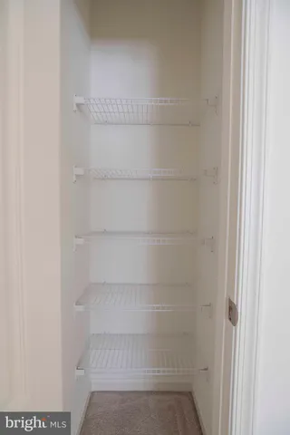 a view of a room with shelf