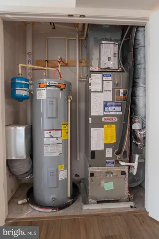 a view of storage and utility room