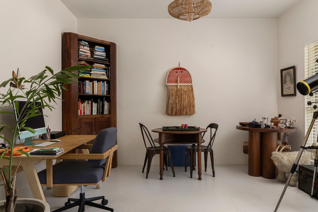 412 Rancho Grande Drive Wimberley, TX 78676 - Photo 13 of 37 Office area featuring finished concrete floors