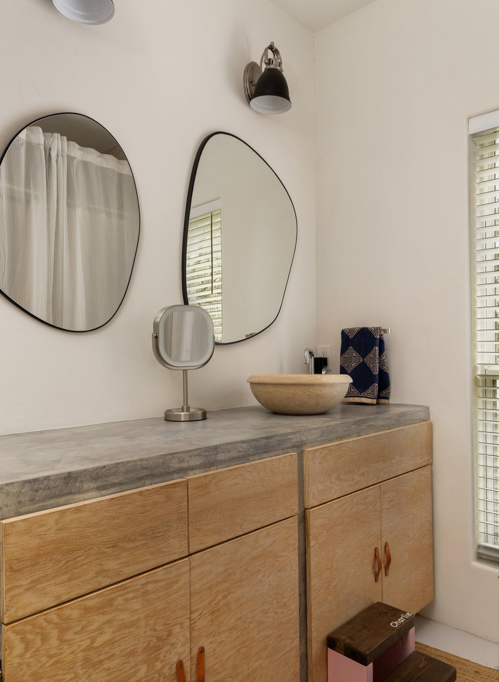 412 Rancho Grande Drive Wimberley, TX 78676 - Photo 20 of 37 Full bathroom featuring vanity and a shower with shower curtain