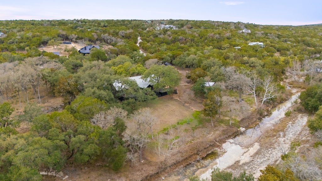 412 Rancho Grande Drive Wimberley, TX 78676 - Photo 34 of 37 Aerial view of property's location with a forest