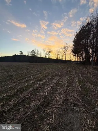 a view of a lake with a big yard