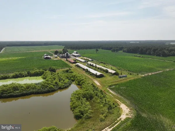 an aerial view of a golf course with a lake view