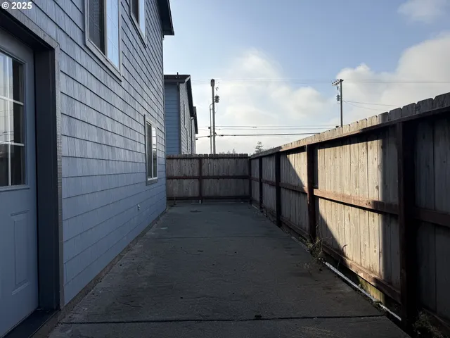 a view of a house with an outdoor space