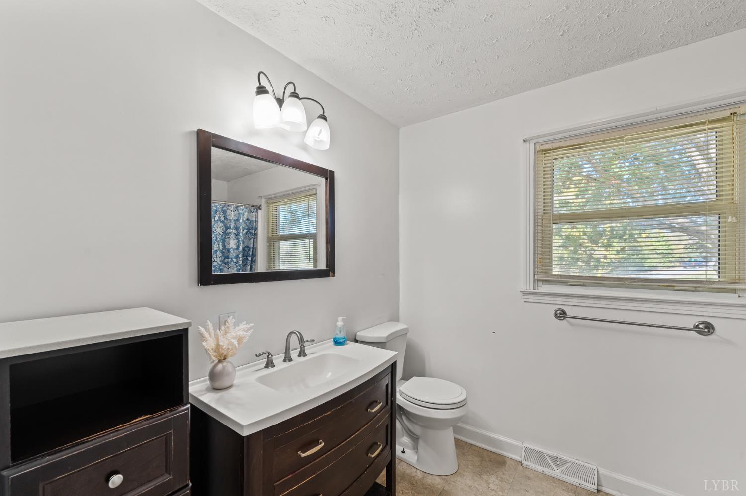 212 Ogden Road Altavista, VA 24517 - Photo 10 of 26 a bathroom with a toilet a sink and mirror