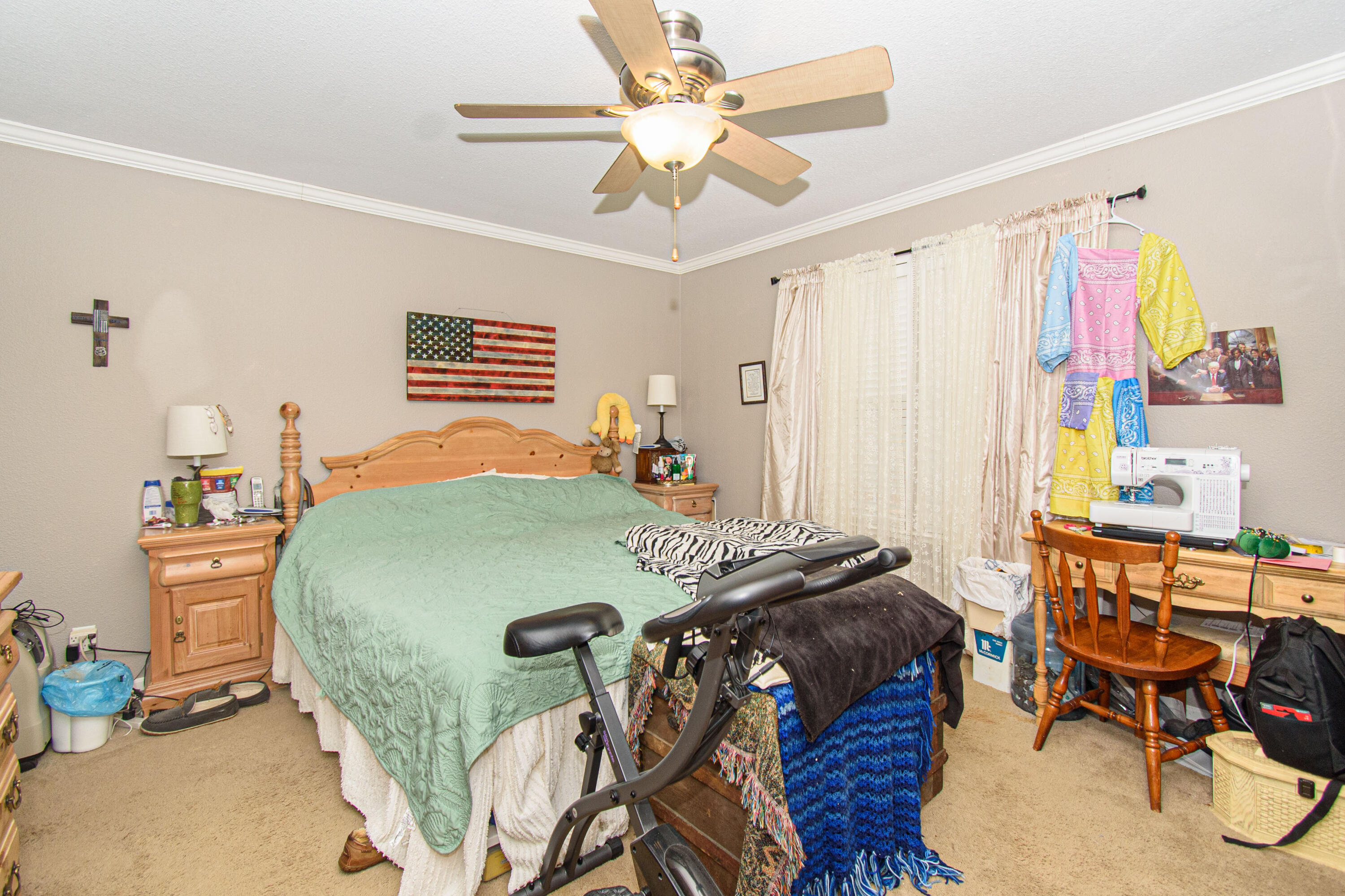 162 Mountain Laurel Way Northeast Check, VA 24072 - Photo 15 of 49 a bed room with a bed and a chair
