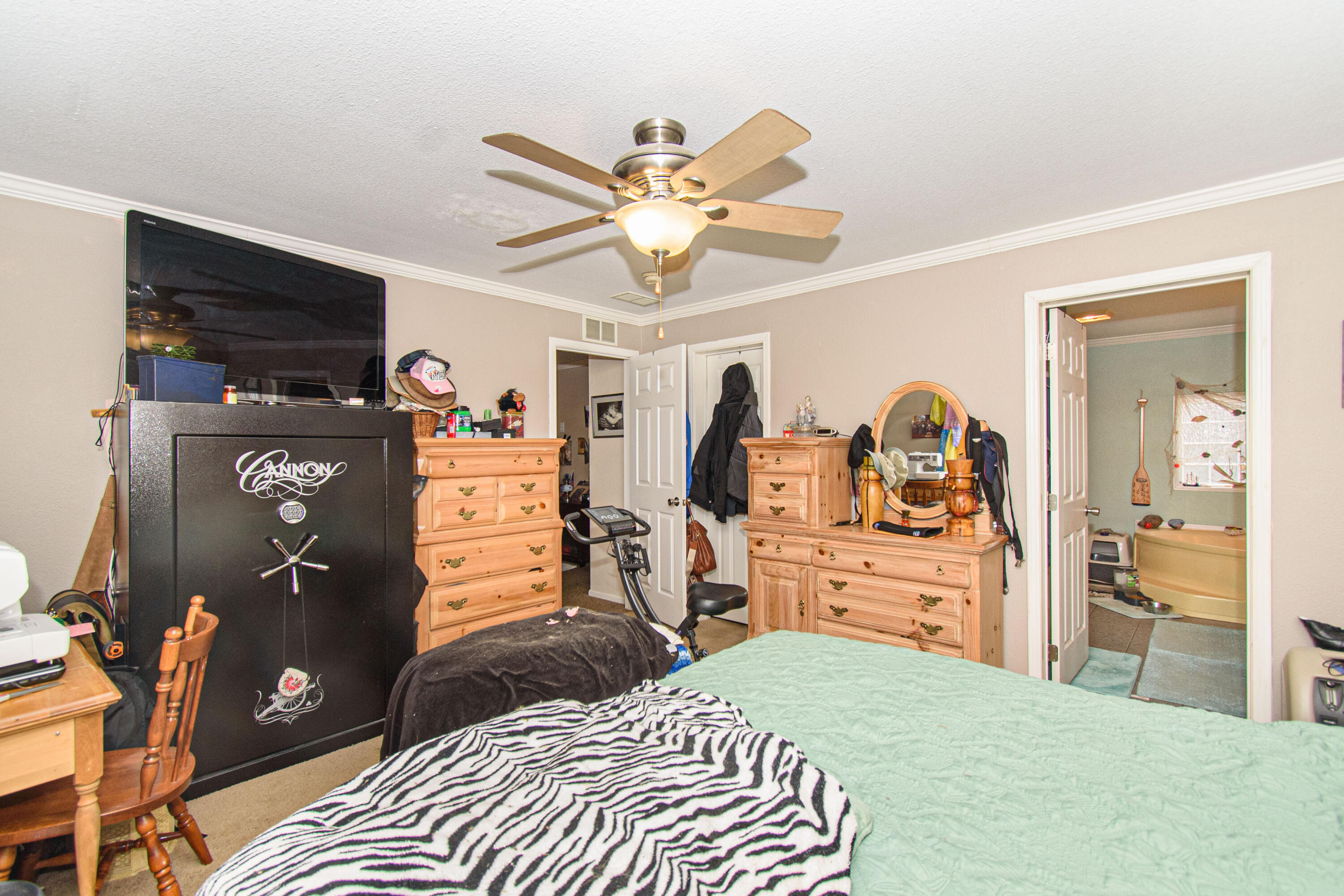 162 Mountain Laurel Way Northeast Check, VA 24072 - Photo 16 of 49 a bedroom with a bed and a walk in closet