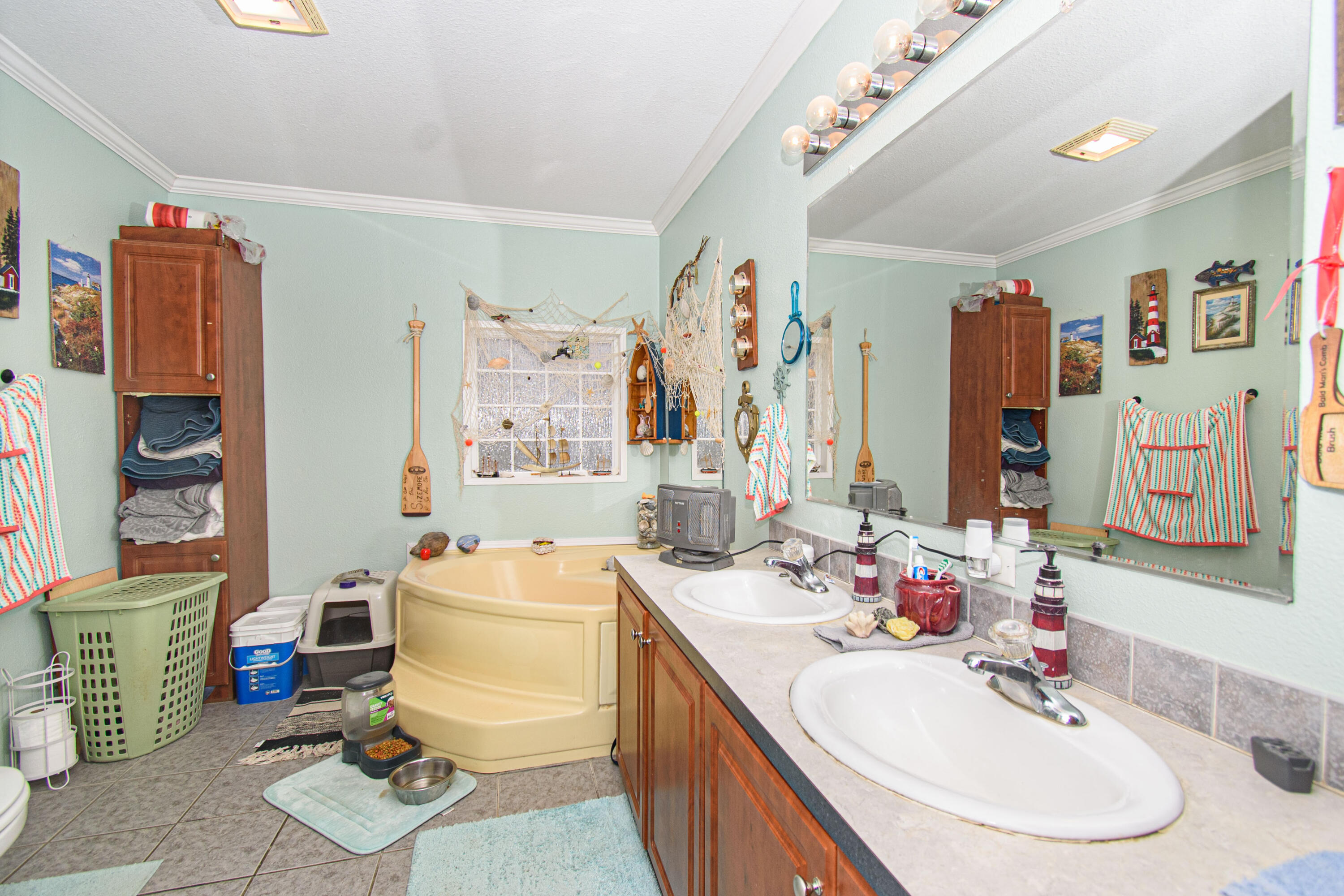 162 Mountain Laurel Way Northeast Check, VA 24072 - Photo 17 of 49 a bathroom with a sink double vanity and a mirror