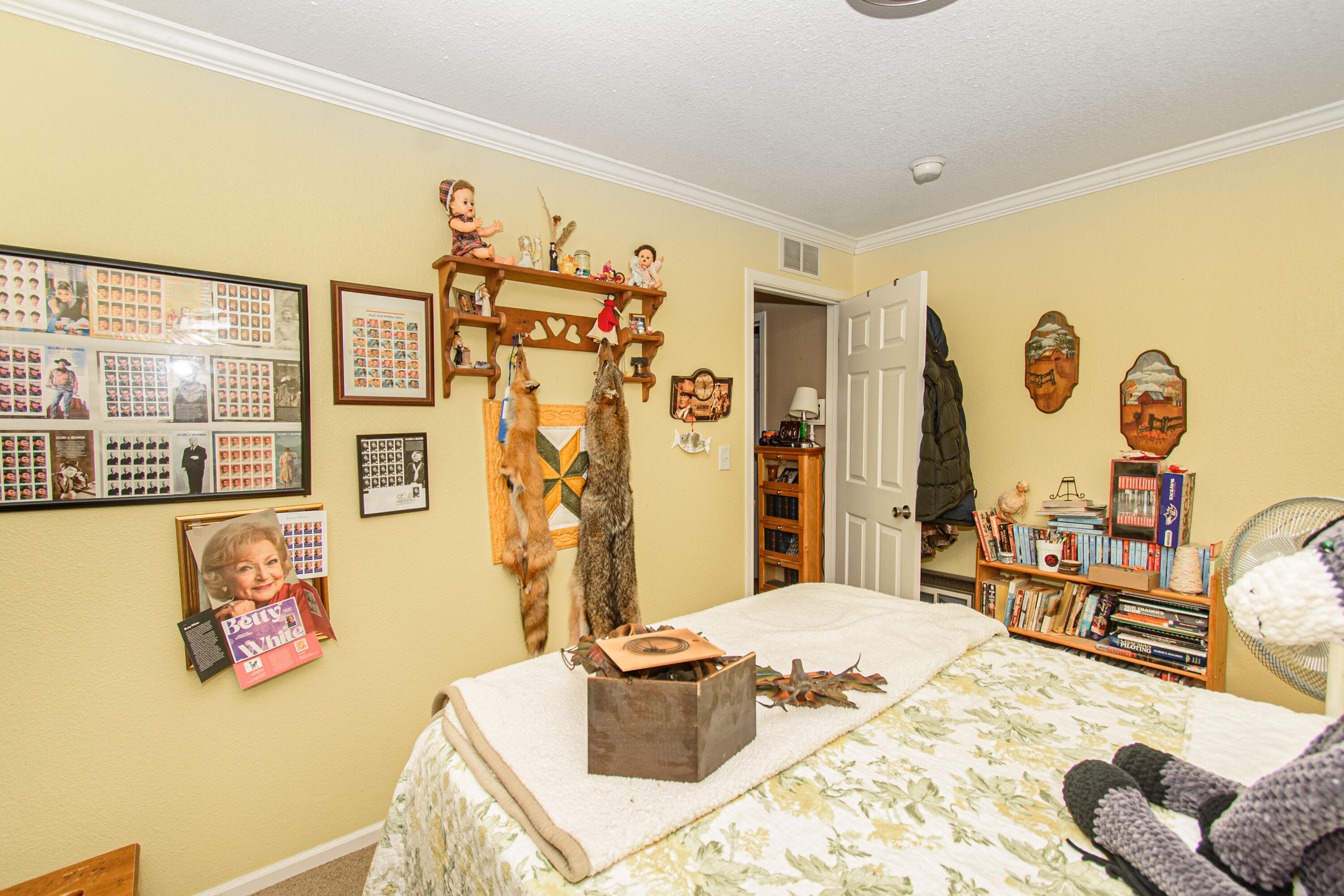 162 Mountain Laurel Way Northeast Check, VA 24072 - Photo 25 of 49 a bedroom with a bed and dresser with wooden floor