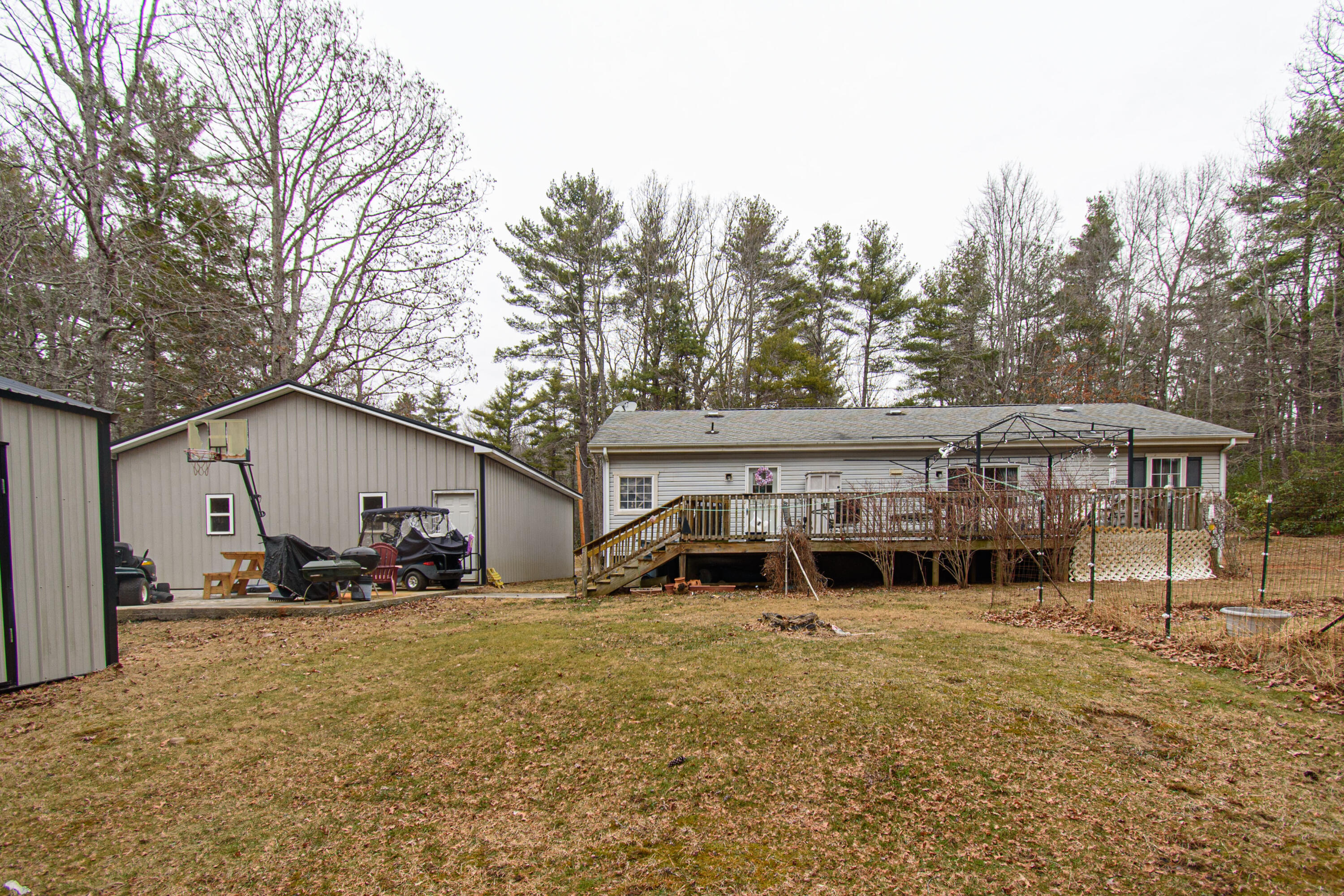 162 Mountain Laurel Way Northeast Check, VA 24072 - Photo 46 of 49 a front view of a house with a yard and garage