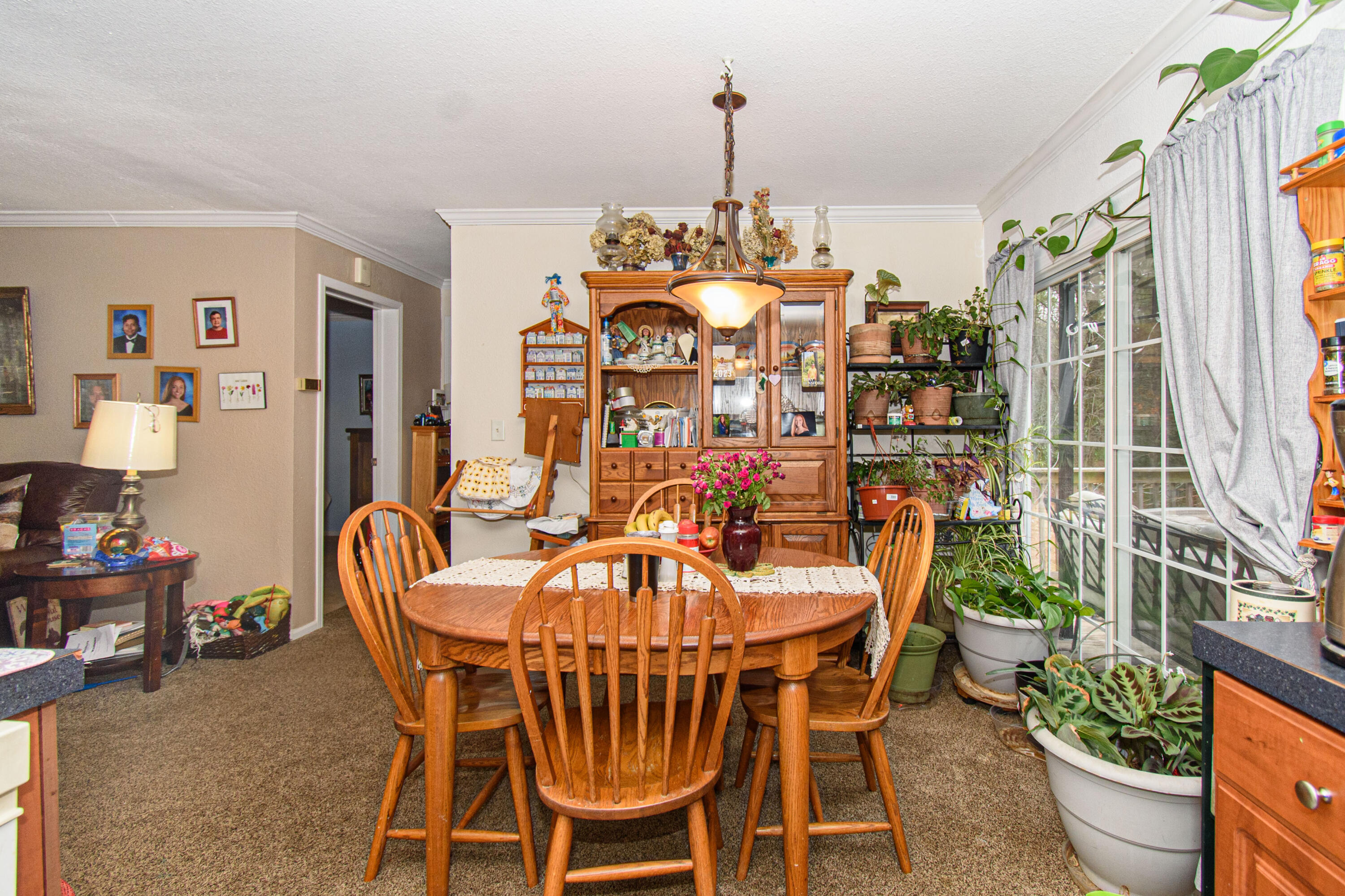 162 Mountain Laurel Way Northeast Check, VA 24072 - Photo 9 of 49 a dining room with furniture a chandelier and window