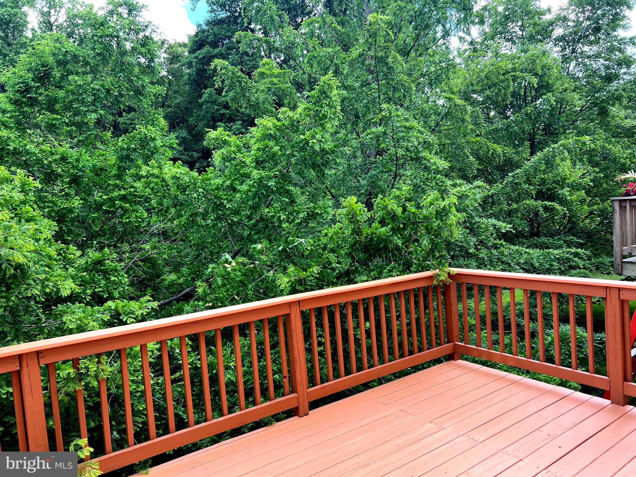 120 Dispatch Drive, Unit 77 Washington Crossing, PA 18977 - Photo 19 of 22 a balcony with wooden floor