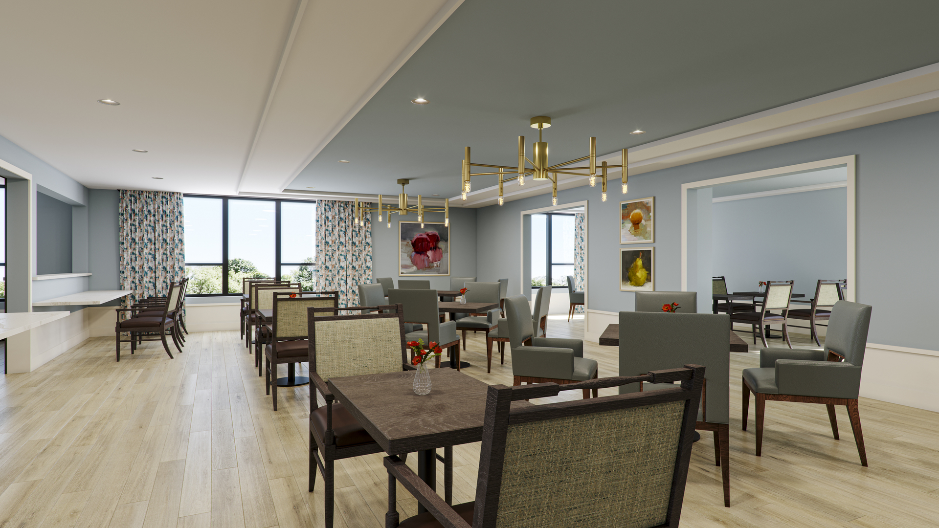 703 Madison Street, Unit 526 Oak Park, IL 60302 - Photo 24 of 29 a view of a dining room with furniture window and wooden floor