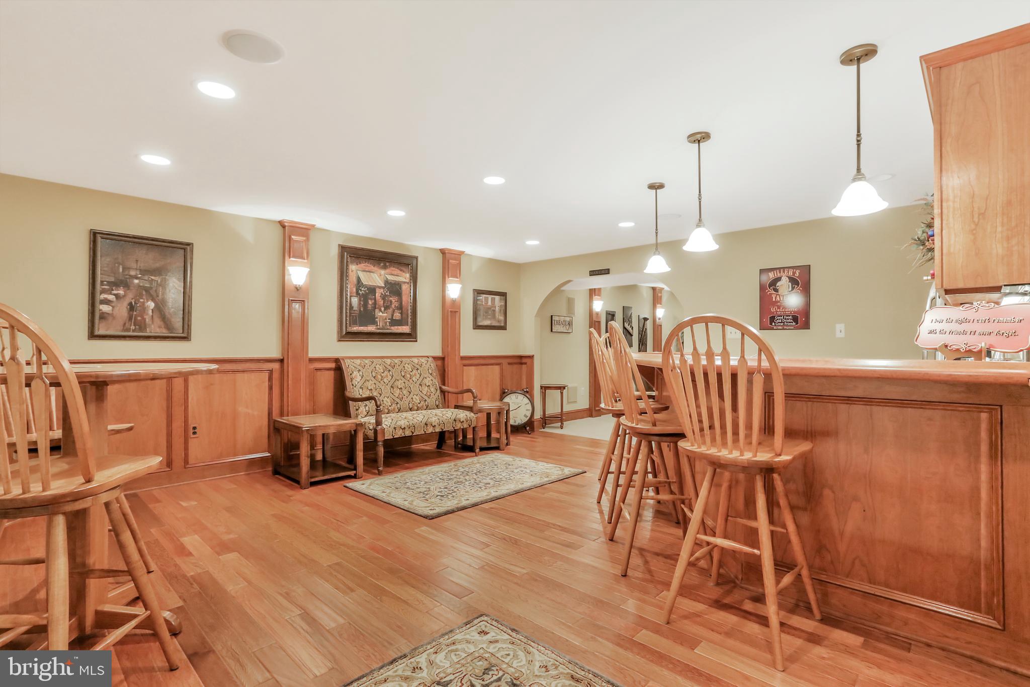 92 Earle Road Charles Town, WV 25414 - Photo 62 of 82 Bar area with wood floors