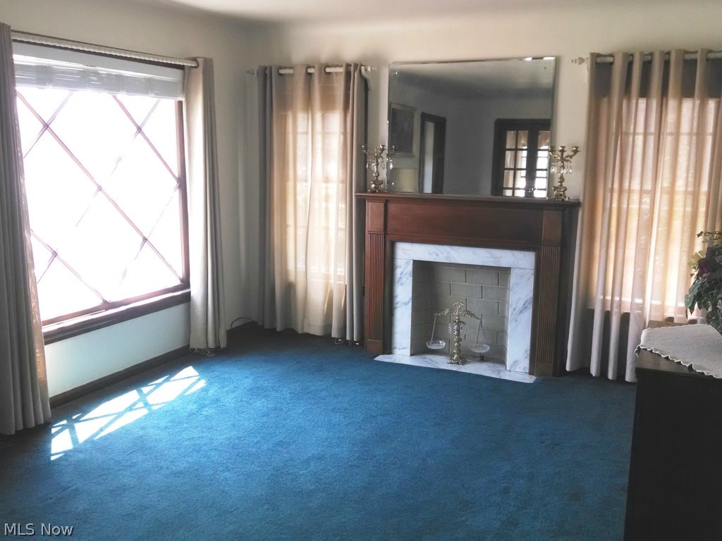 1404 South Green Road Cleveland, OH 44121 - Photo 4 of 23 Living room, gas fireplace, lots of day light