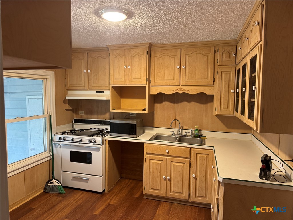3510 Gun Club Road Temple, TX 76501 - Photo 17 of 17 a kitchen with stainless steel appliances a stove a sink and cabinets