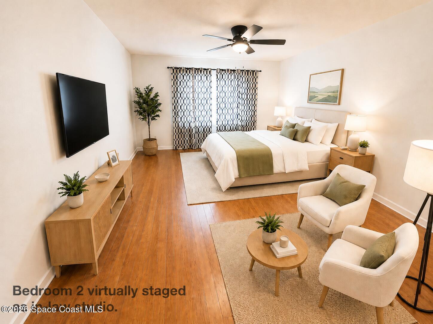 1334 Cherry Hills Road Northeast Palm Bay, FL 32905 - Photo 28 of 58 Bedroom 2 as in-law suite