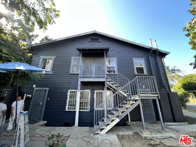 a front view of a house with balcony