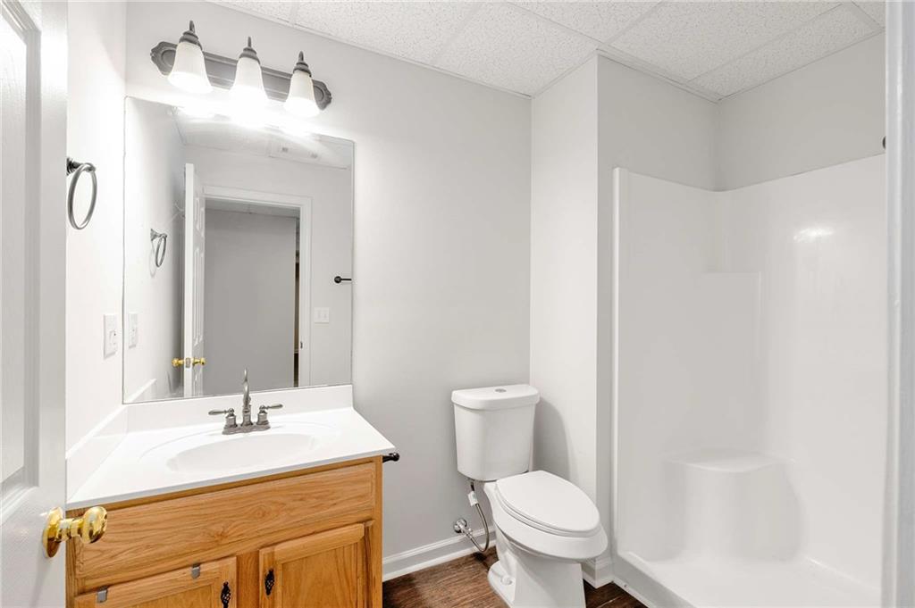 4200 Cherry Grove Road Ball Ground, GA 30107 - Photo 54 of 64 a bathroom with a sink toilet and a mirror