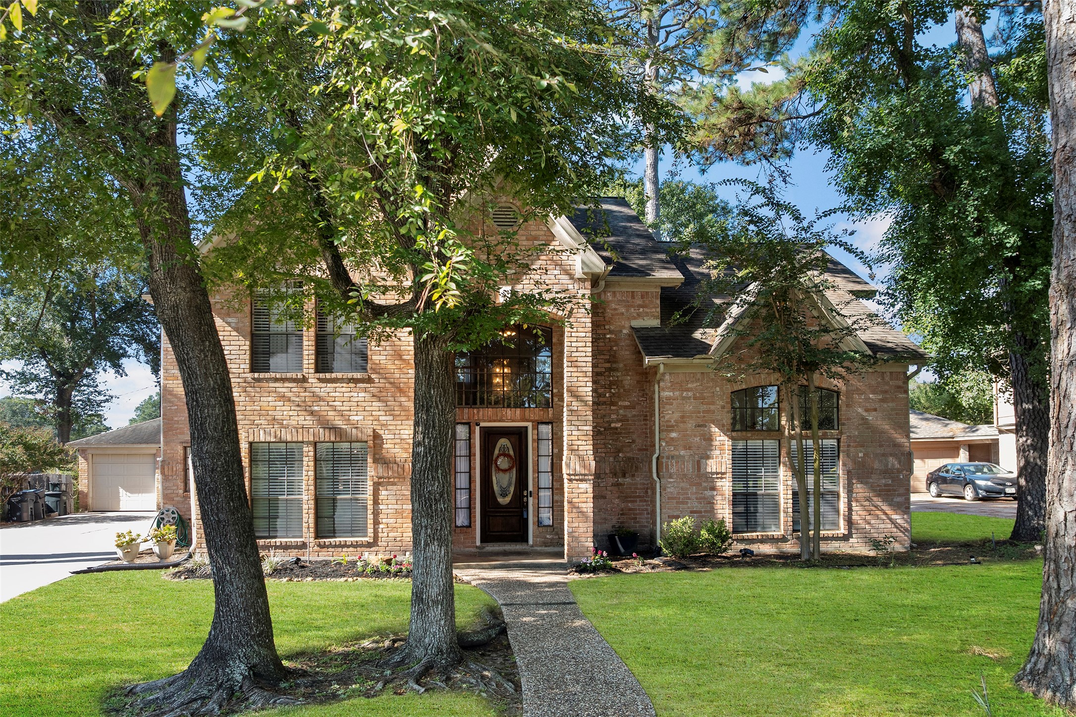 front view of house with a yard