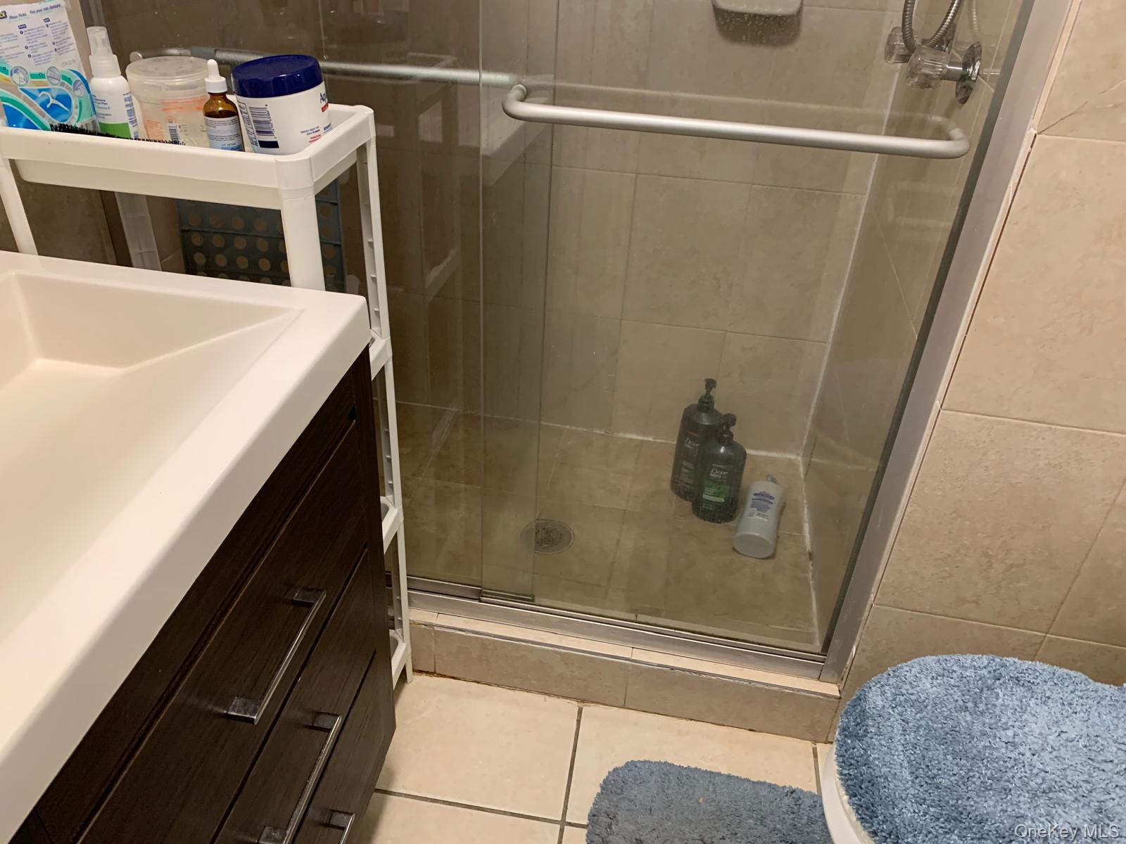 217-05 104th Avenue Queens, NY 11429 - Photo 35 of 43 a bathroom with a sink and shower