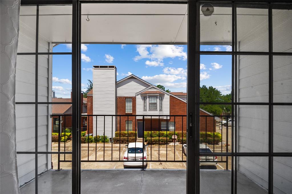 a view of front door