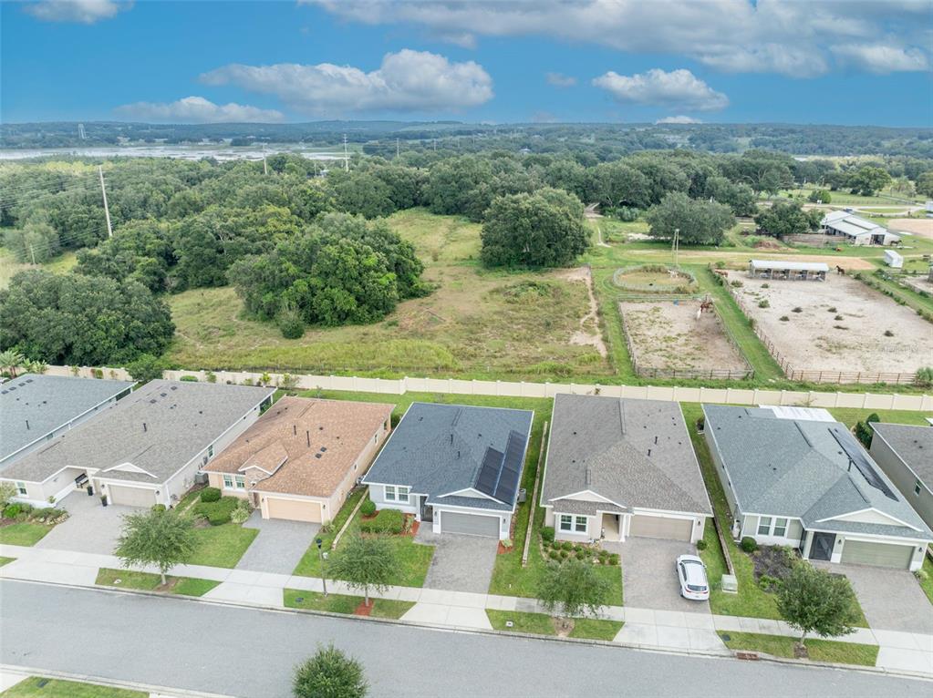 134 Silver Maple Road Groveland, FL 34736 - Photo 62 of 73 an aerial view of residential houses with outdoor space and street view