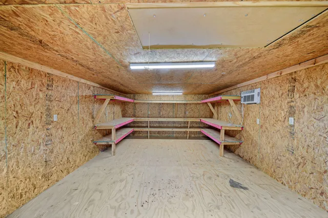 a view of storage and utility room