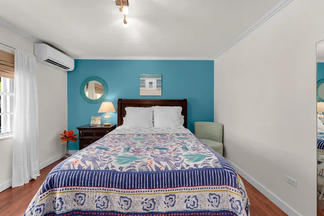 a view of backyard of a house