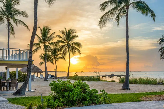 a view of a lake with houses
