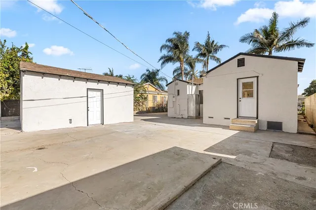 a swimming pool with a yard