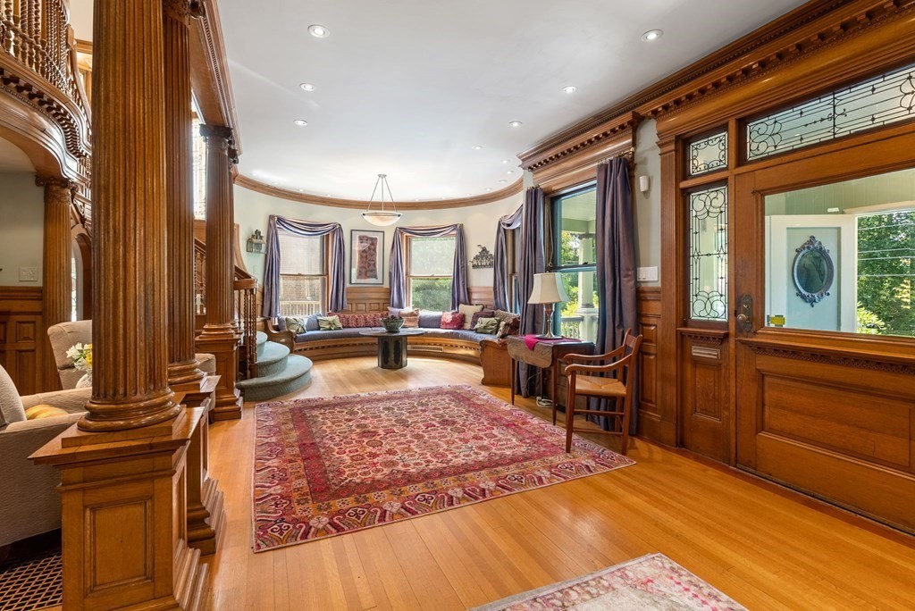 28 Monadnock Road Newton, MA 02467 - Photo 3 of 23 a living room with large windows