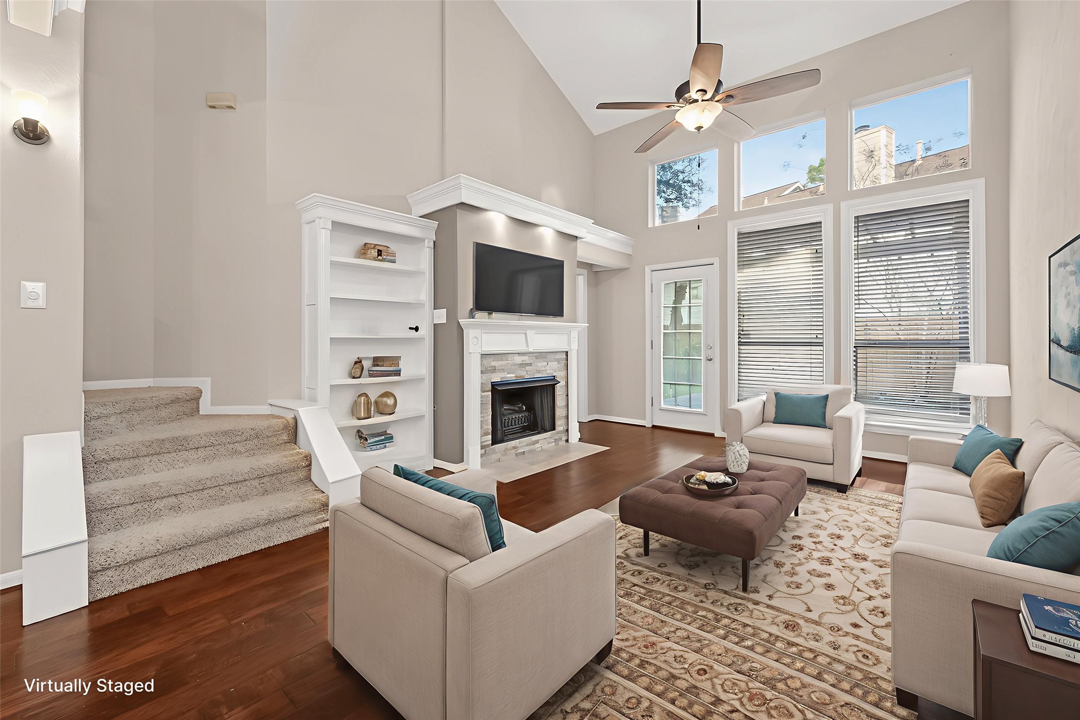 2330 Everest Way Houston, TX 77339 - Photo 12 of 49 View of the living room featuring Virtual Staging.