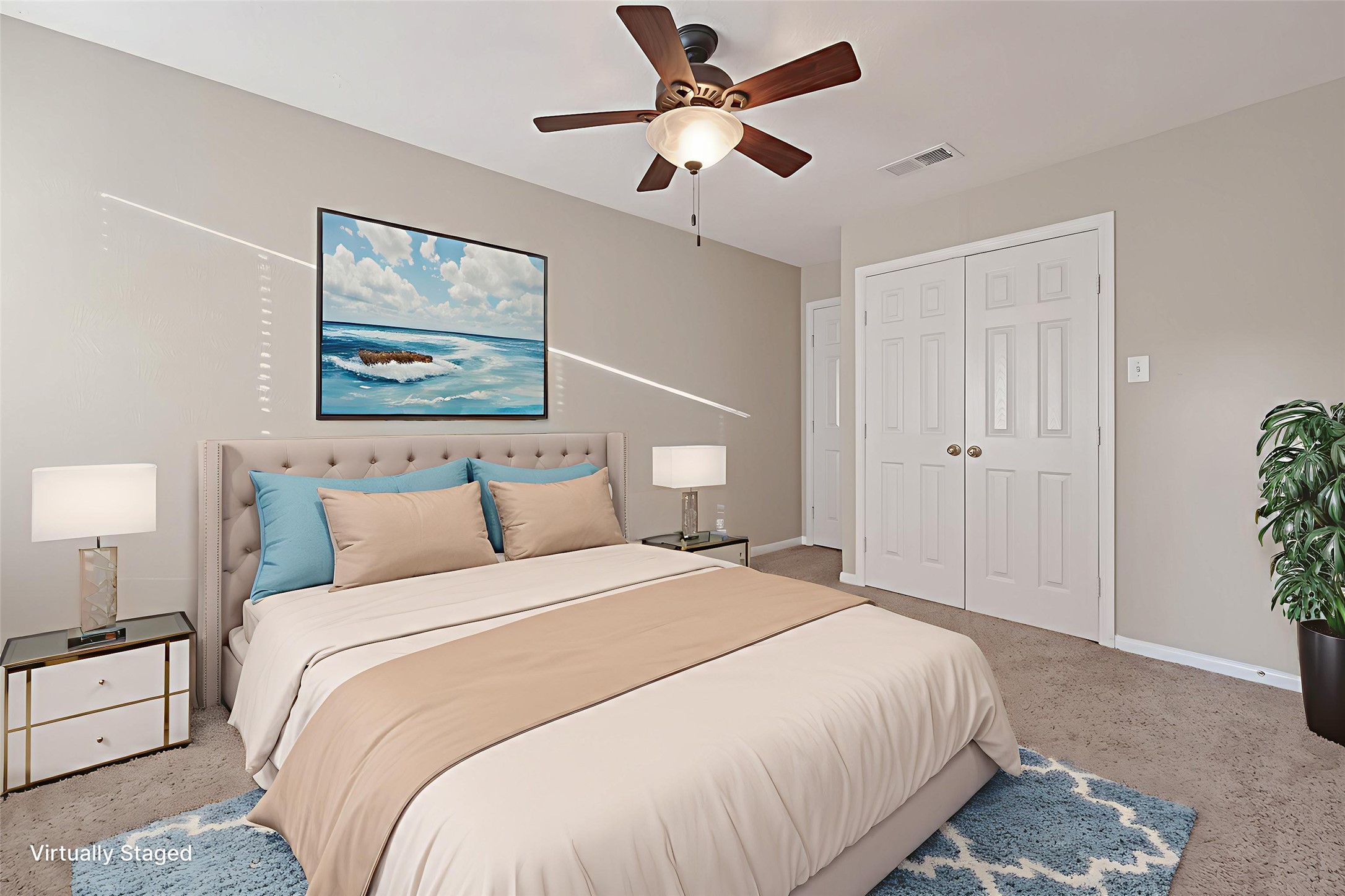 2330 Everest Way Houston, TX 77339 - Photo 39 of 49 The other secondary bedroom upstairs featuring Virtual Staging.