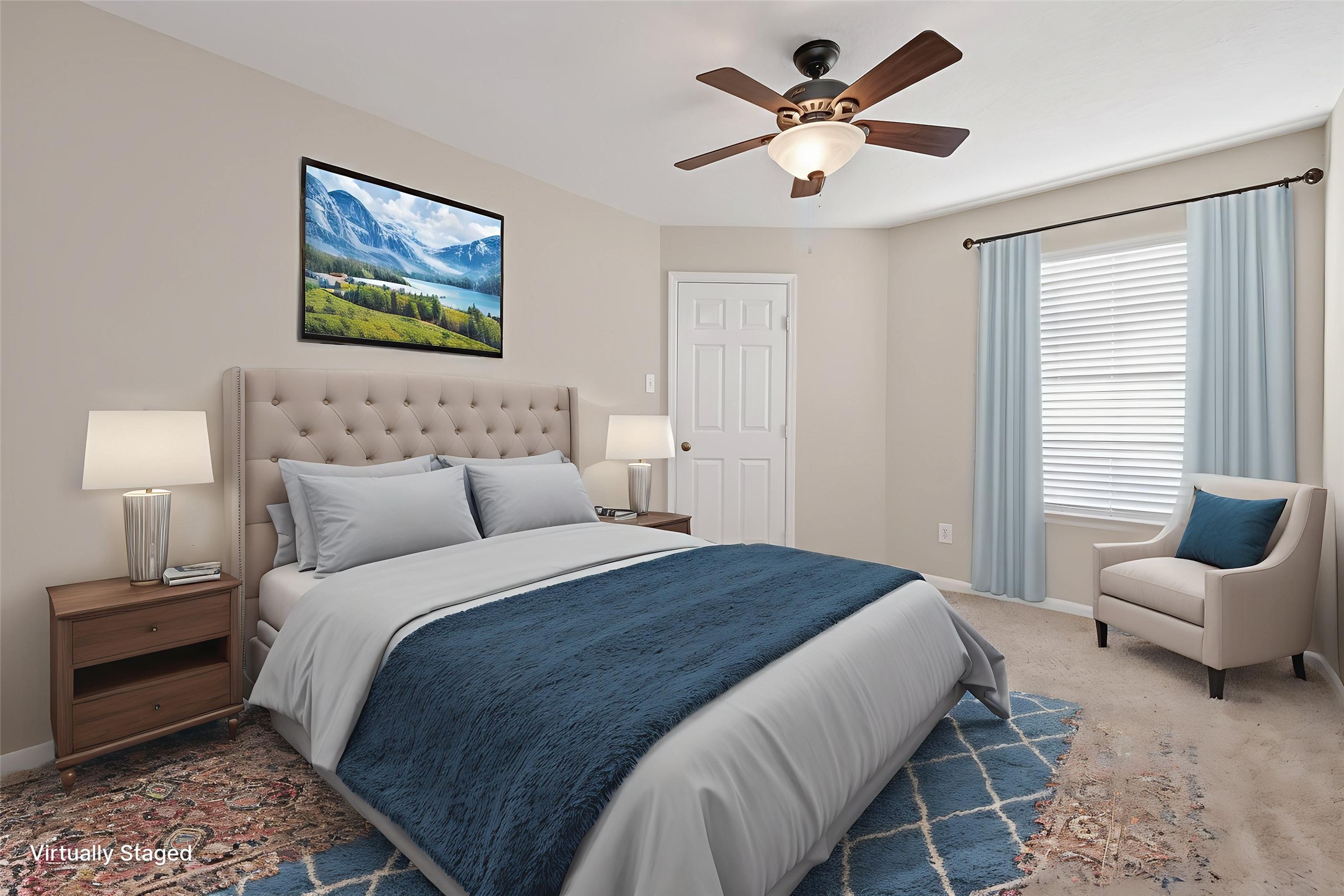 2330 Everest Way Houston, TX 77339 - Photo 41 of 49 The other secondary bedroom upstairs from another view featuring Virtual Staging