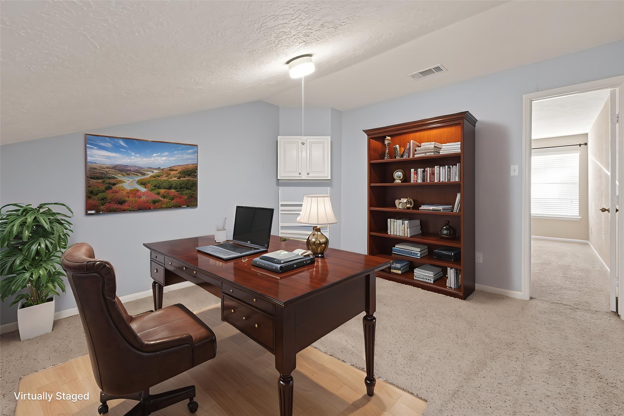 2330 Everest Way Houston, TX 77339 - Photo 43 of 49 Bonus room! Featuring virtual staging as an office.