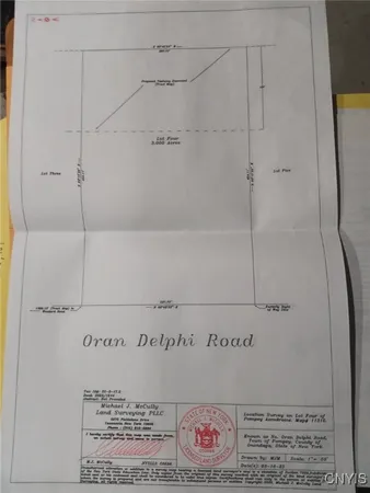 $59,500 | Oran Delphi Road, Manlius, NY 13104