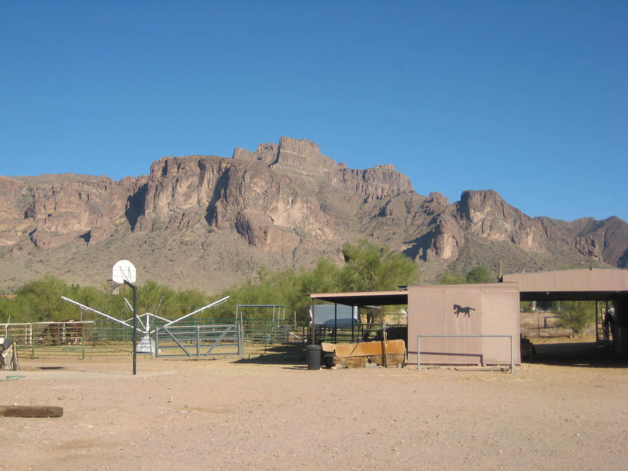 1415 North Muleshoe Road Apache Junction, AZ 85119 - Photo 9 of 17 View from back of house,