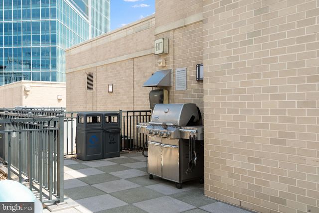 a view of a terrace with seating space