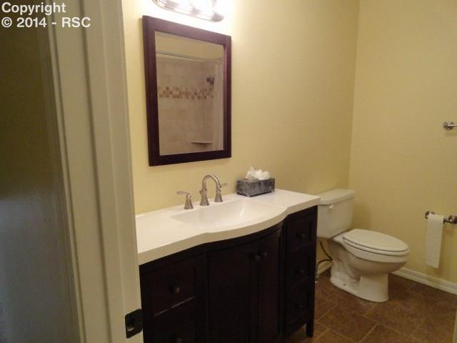 5003 Rocking R Drive Colorado Springs, CO 80915 - Photo 16 of 22 Nice updated full bath on upper level.