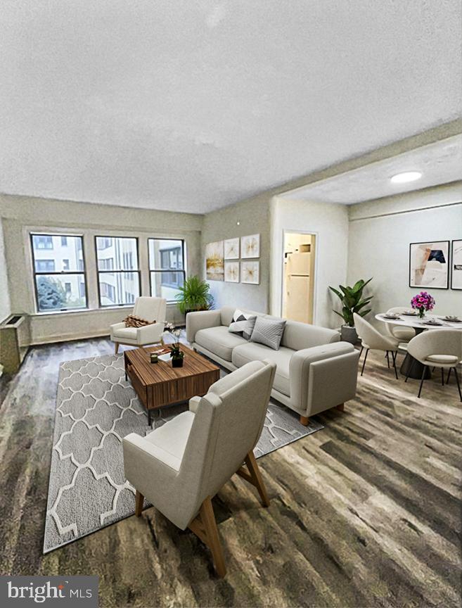 3901 Cathedral Avenue Northwest, Unit 201 Washington, DC 20016 - Photo 3 of 30 Modern living space with natural light.