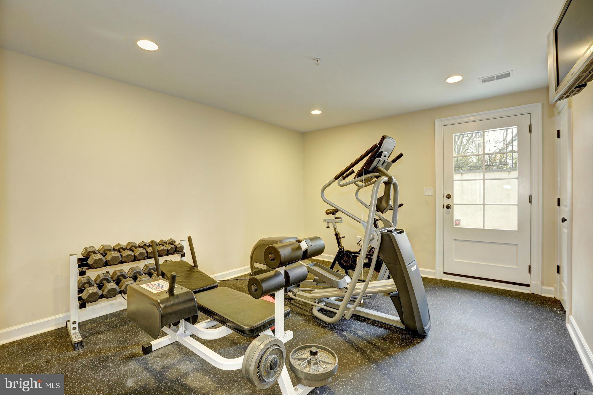 7105 Denton Road Bethesda, MD 20814 - Photo 26 of 30 Lower Level - Bedroom #6/ Home Gym
