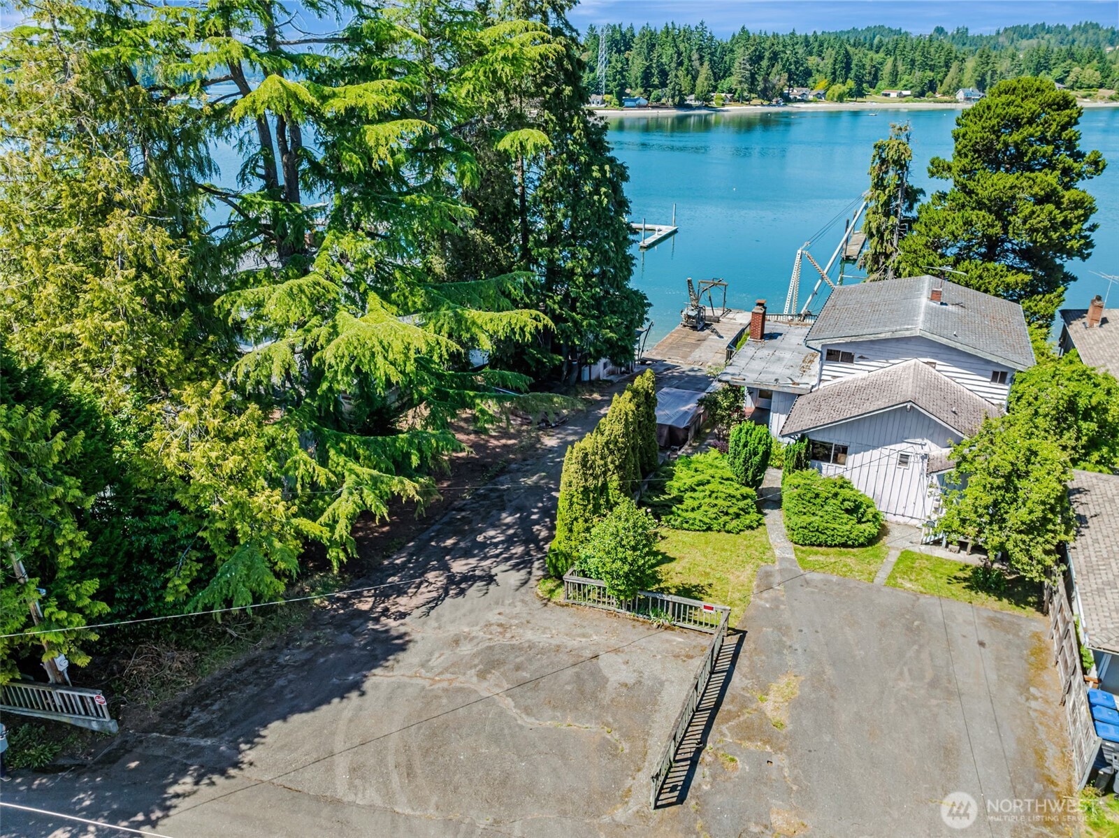 1954 Northeast Grandview Boulevard Keyport, WA 98345 - Photo 26 of 40 a garden view with a pond