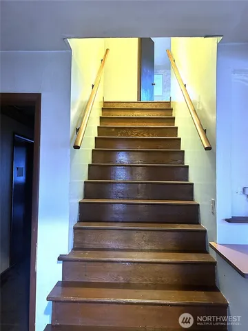 a flower plants in front of a wooden fence