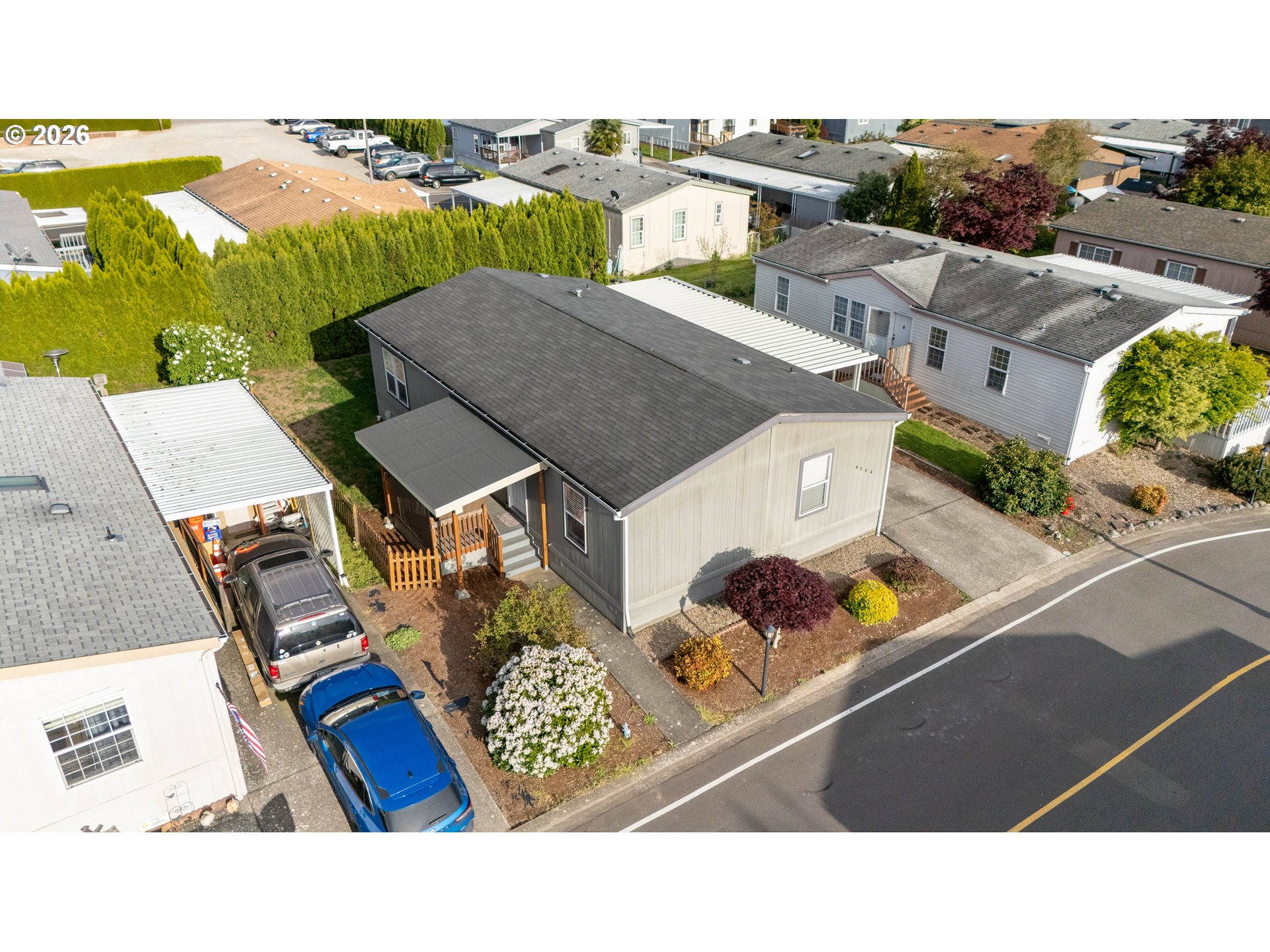 4364 Bren Loop Northeast, Unit 95 Salem, OR 97305 - Photo 1 of 34 an aerial view of a house with outdoor space patio and ocean view