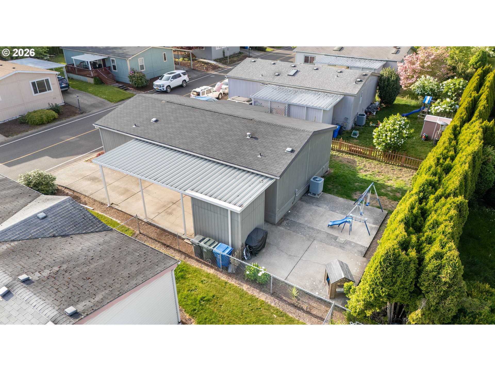 4364 Bren Loop Northeast, Unit 95 Salem, OR 97305 - Photo 33 of 34 an aerial view of a house