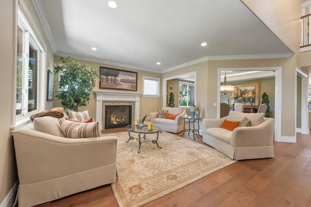 a living room with a couch and a flat screen tv