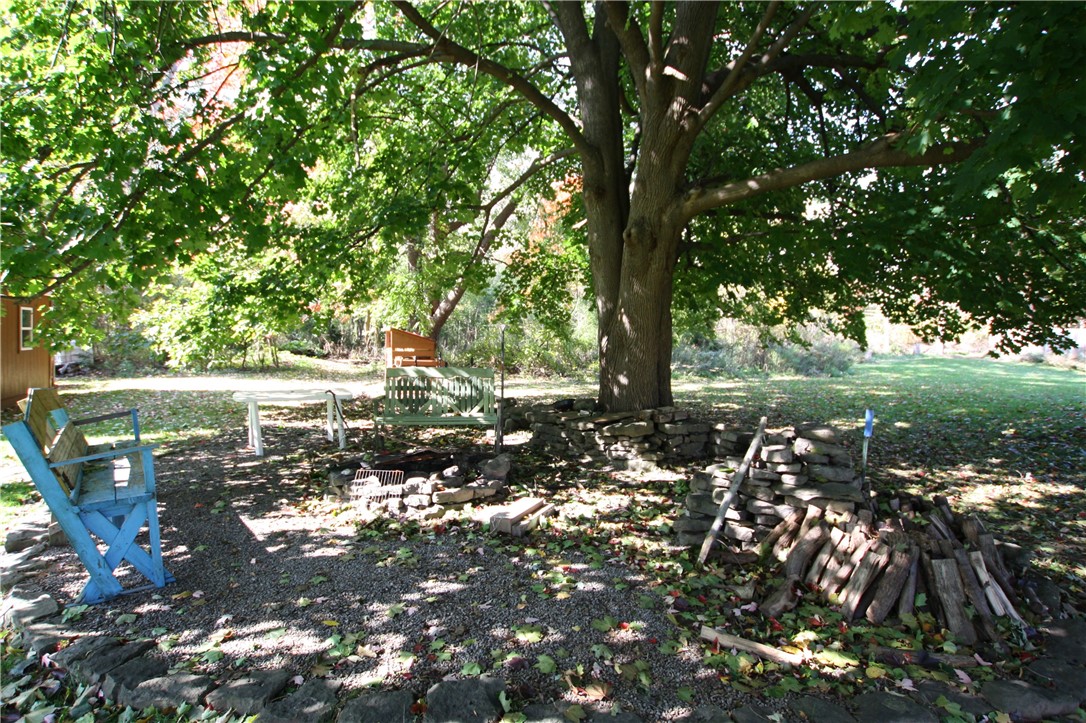 2879 Manitou Road Ogden, NY 14624 - Photo 21 of 27 view of firepit area